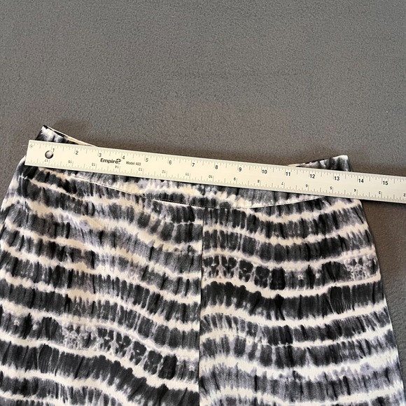 Moon Pants Size Sm Flowing Wide‎ Leg Elastic Black Stripe Stretchy Boho Summer - Picture 5 of 9